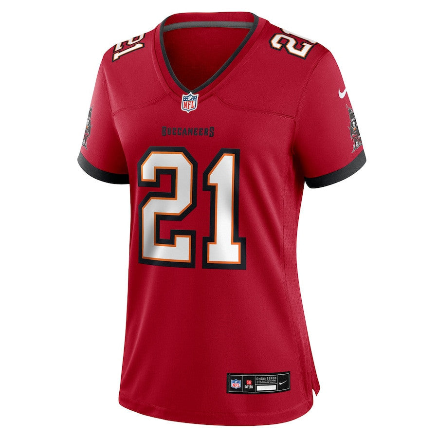 Benjamin Morrison 21 Tampa Bay Buccaneers Women's Team Game Jersey - Red