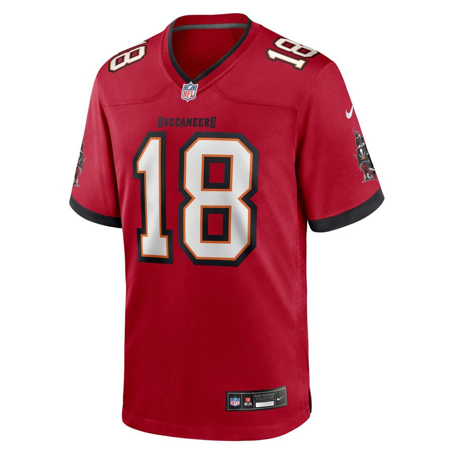 Josh Williams 18 Tampa Bay Buccaneers Team Game Men Jersey - Red