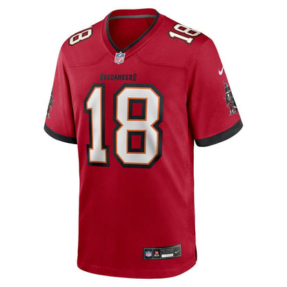 Josh Williams 18 Tampa Bay Buccaneers Team Game Men Jersey - Red