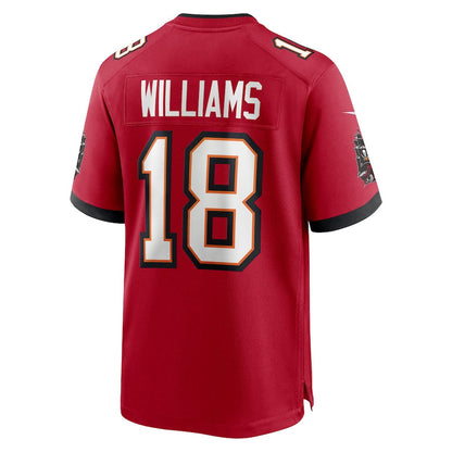 Josh Williams 18 Tampa Bay Buccaneers Team Game Men Jersey - Red