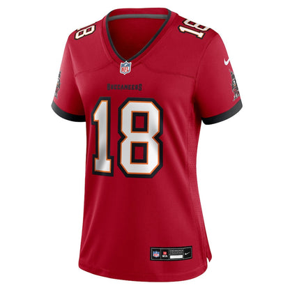 Josh Williams 18 Tampa Bay Buccaneers Women's Team Game Jersey - Red
