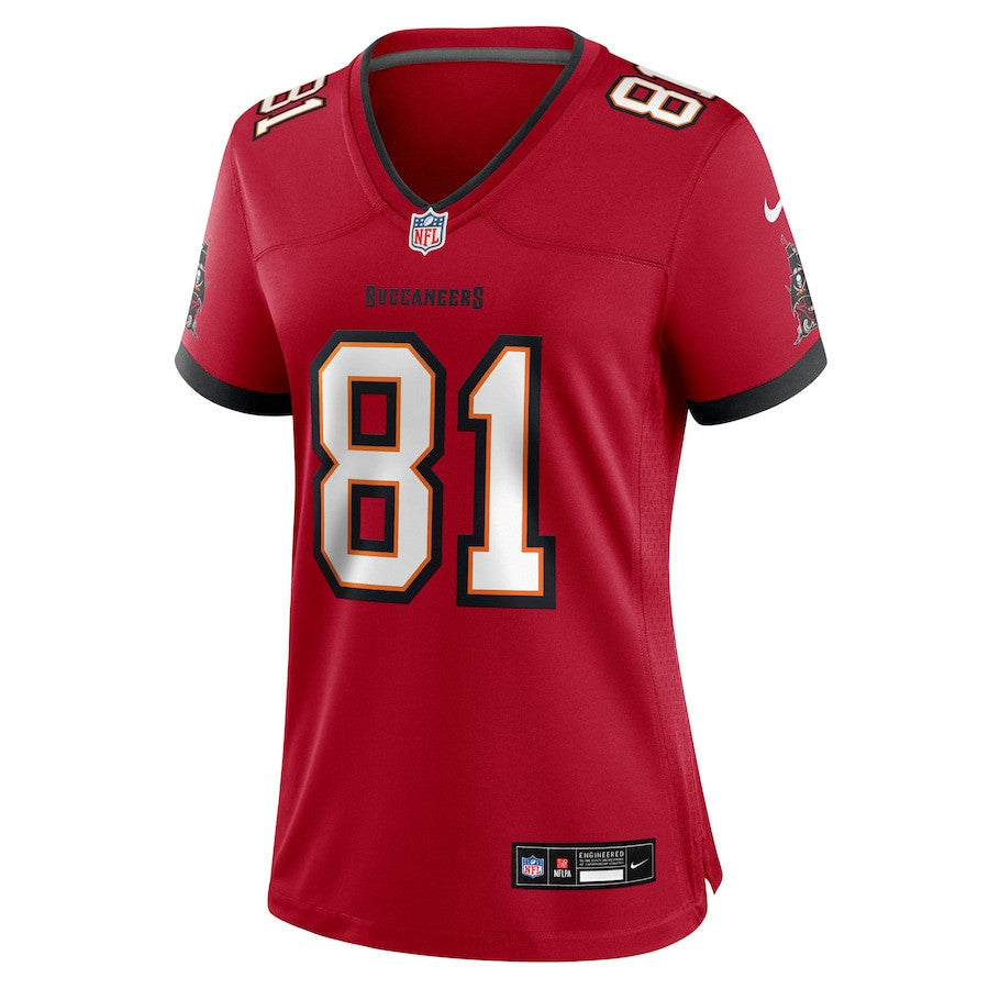 Ryan Miller 81 Tampa Bay Buccaneers Women's Team Game Jersey - Red