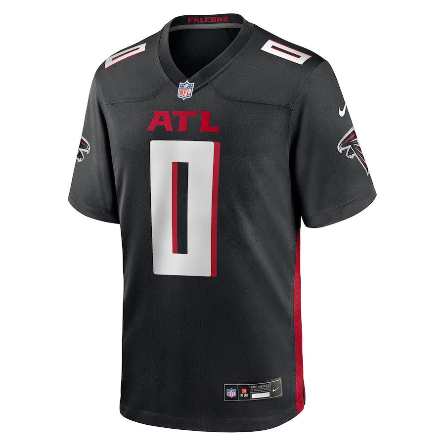 Divine Deablo 0 Atlanta Falcons Team Game Men Jersey - Black