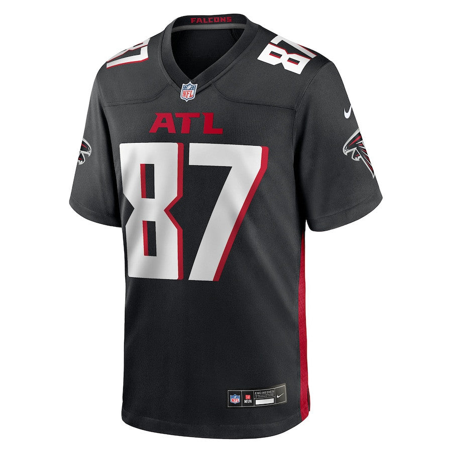 David Sills V 87 Atlanta Falcons Team Game Men Jersey - Black