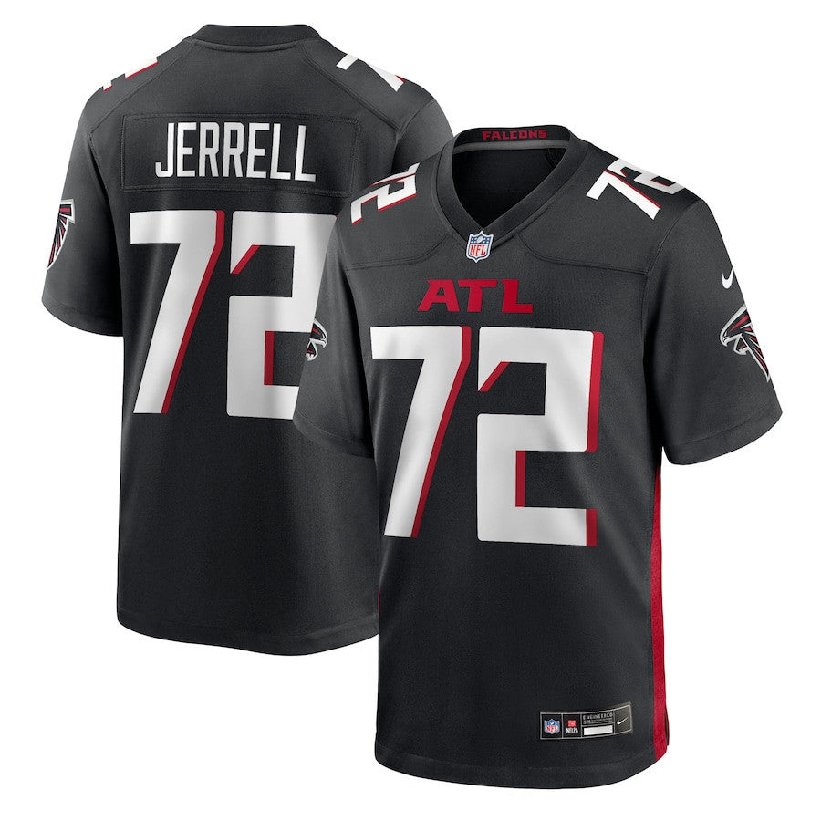 Michael Jerrell 72 Atlanta Falcons Team Game Men Jersey - Black