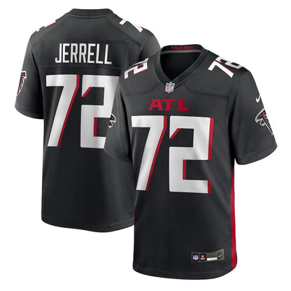 Michael Jerrell 72 Atlanta Falcons Team Game Men Jersey - Black