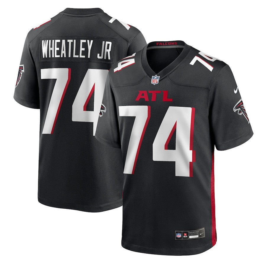 Tyrone Wheatley Jr 74 Atlanta Falcons Team Game Men Jersey - Black