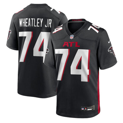 Tyrone Wheatley Jr 74 Atlanta Falcons Team Game Men Jersey - Black