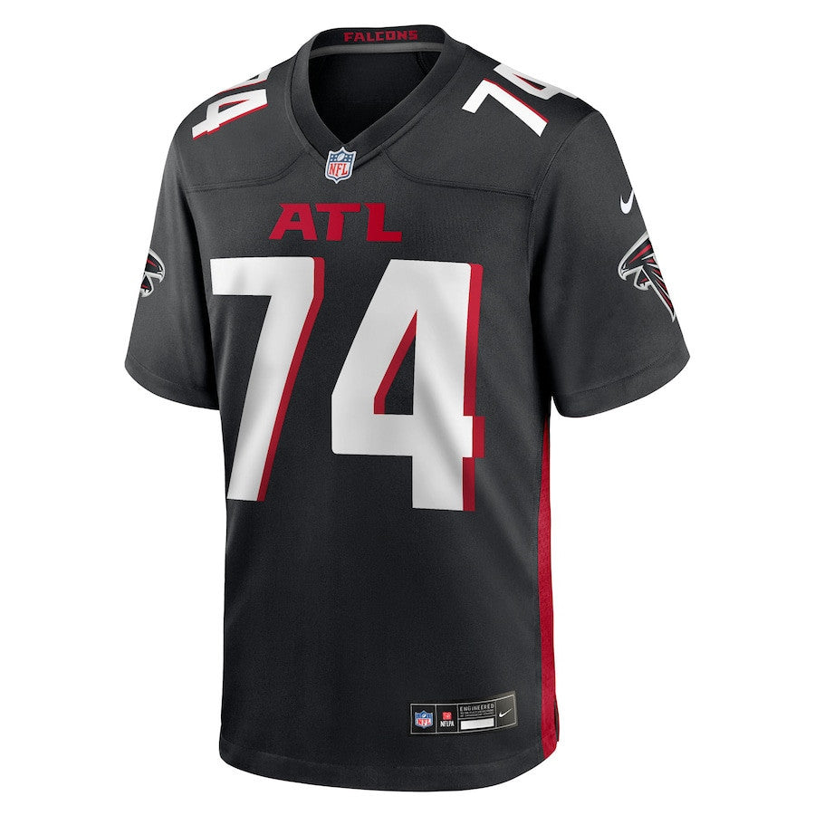 Tyrone Wheatley Jr 74 Atlanta Falcons Team Game Men Jersey - Black