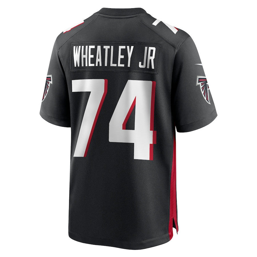 Tyrone Wheatley Jr 74 Atlanta Falcons Team Game Men Jersey - Black