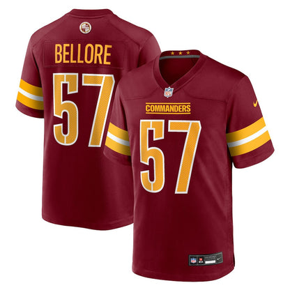 Nick Bellore 57 Washington Commanders Team Game Men Jersey - Burgundy