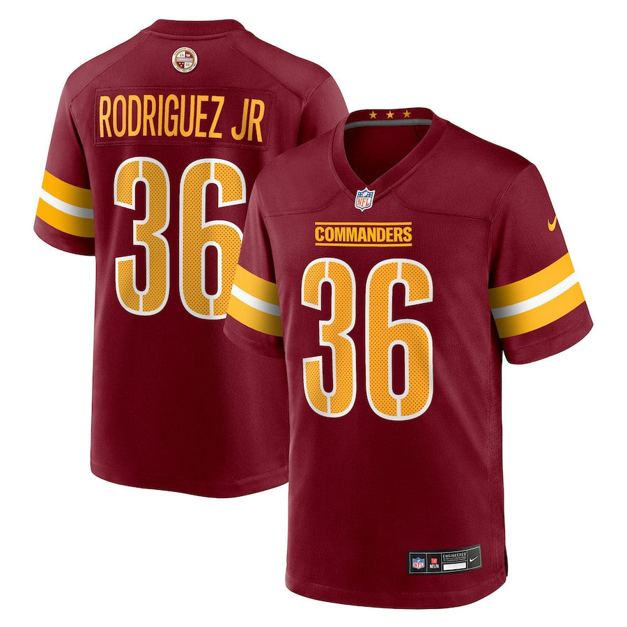 Chris Rodriguez Jr. 36 Washington Commanders Team Game Men Jersey - Burgundy