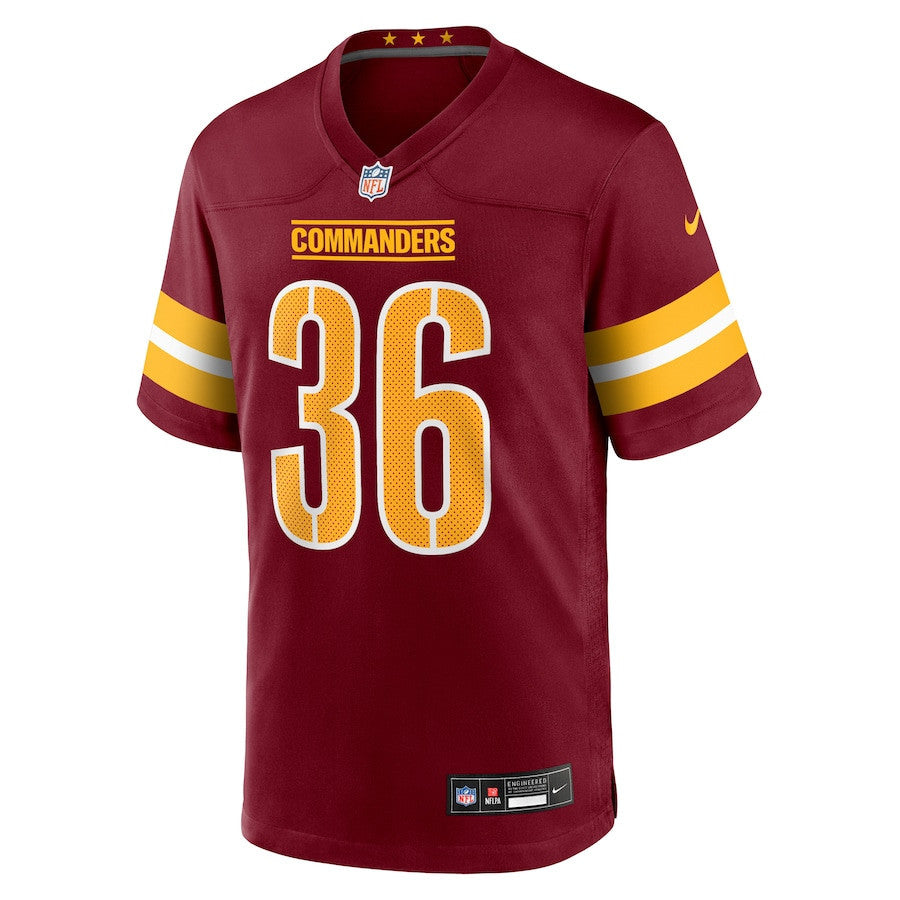 Chris Rodriguez Jr. 36 Washington Commanders Team Game Men Jersey - Burgundy
