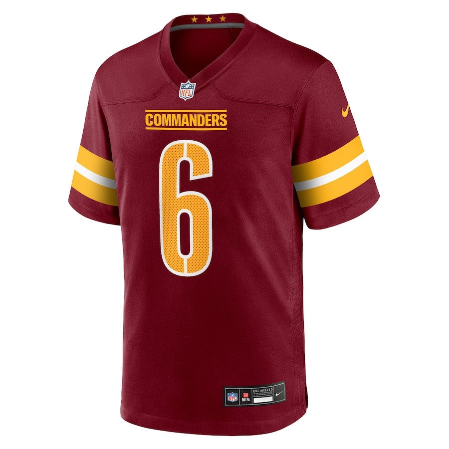 Noah Igbinoghene 6 Washington Commanders Team Game Men Jersey - Burgundy