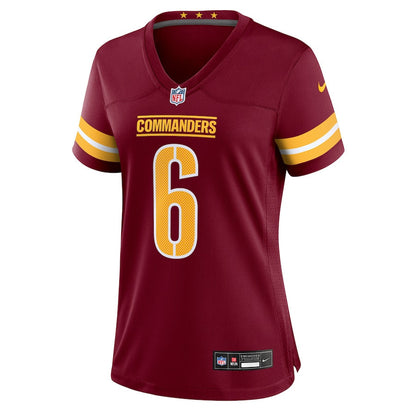 Noah Igbinoghene 6 Washington Commanders Women's Team Game Jersey - Burgundy