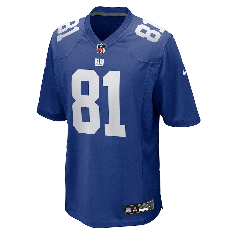 Beaux Collins 81 New York Giants Team Game Men Jersey - Royal