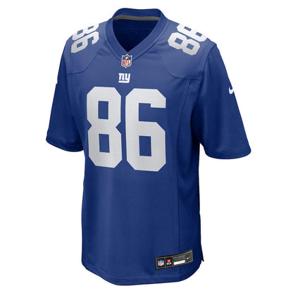 Thomas Fidone II 86 New York Giants Team Game Men Jersey - Royal