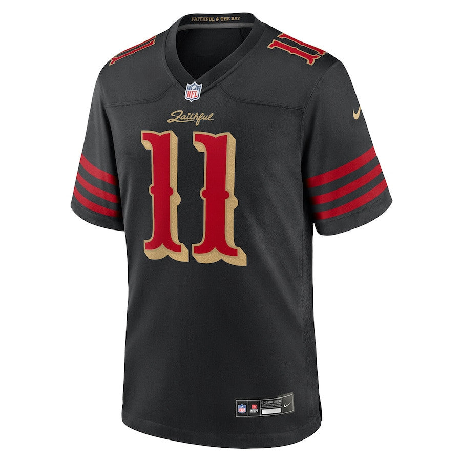 Brandon Aiyuk 11 San Francisco 49ers 2025 Rivalries Collection Game Men Jersey - Black