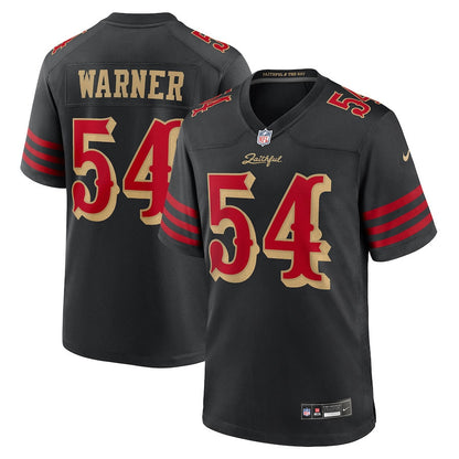 Fred Warner 54 San Francisco 49ers 2025 Rivalries Collection Game Men Jersey - Black