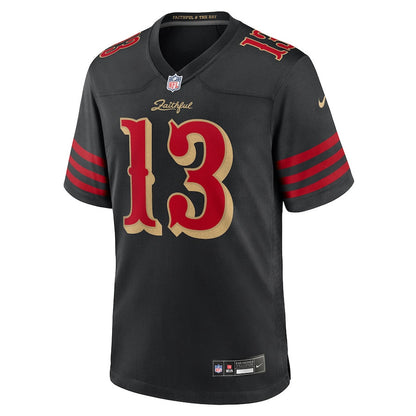 Brock Purdy 13 San Francisco 49ers 2025 Rivalries Collection Game Men Jersey - Black