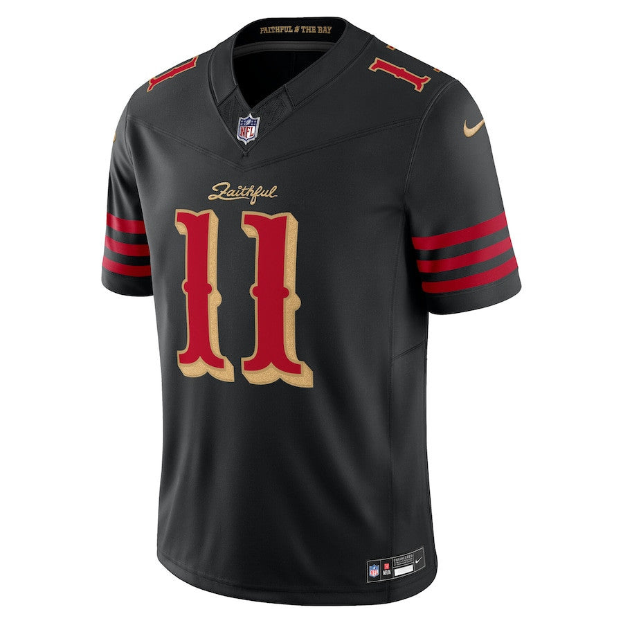 Brandon Aiyuk 11 San Francisco 49ers 2025 Rivalries Collection Limited Men Jersey - Black