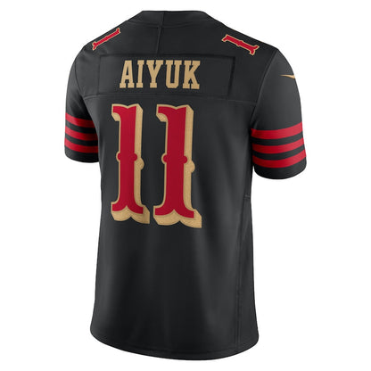 Brandon Aiyuk 11 San Francisco 49ers 2025 Rivalries Collection Limited Men Jersey - Black