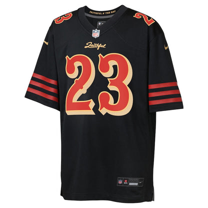 Christian McCaffrey 23 San Francisco 49ers YOUTH 2025 Rivalries Collection Game Jersey - Black