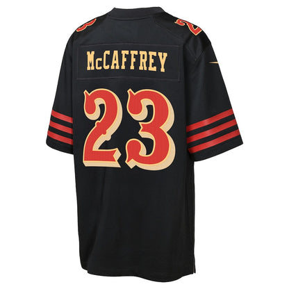 Christian McCaffrey 23 San Francisco 49ers YOUTH 2025 Rivalries Collection Game Jersey - Black