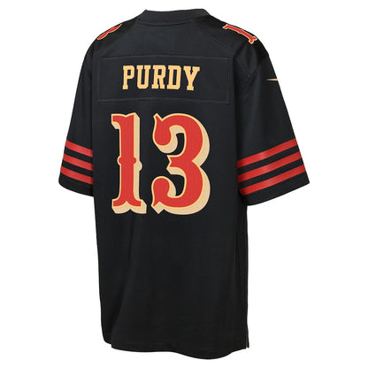 Brock Purdy 13 San Francisco 49ers YOUTH 2025 Rivalries Collection Game Jersey - Black