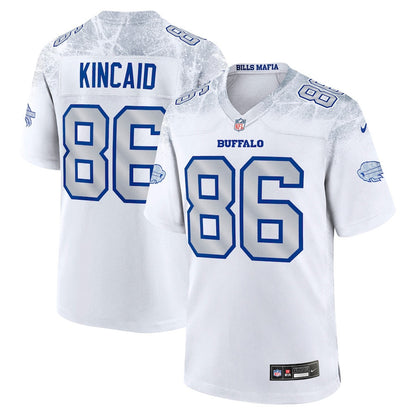 Dalton Kincaid 86 Buffalo Bills 2025 Rivalries Collection Game Men Jersey - White