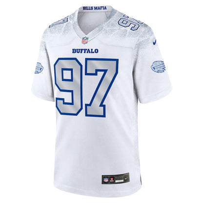 Joey Bosa 97 Buffalo Bills 2025 Rivalries Collection Game Men Jersey - White