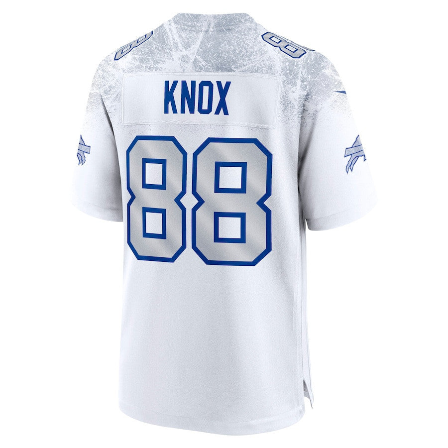 Dawson Knox 88 Buffalo Bills 2025 Rivalries Collection Game Men Jersey - White