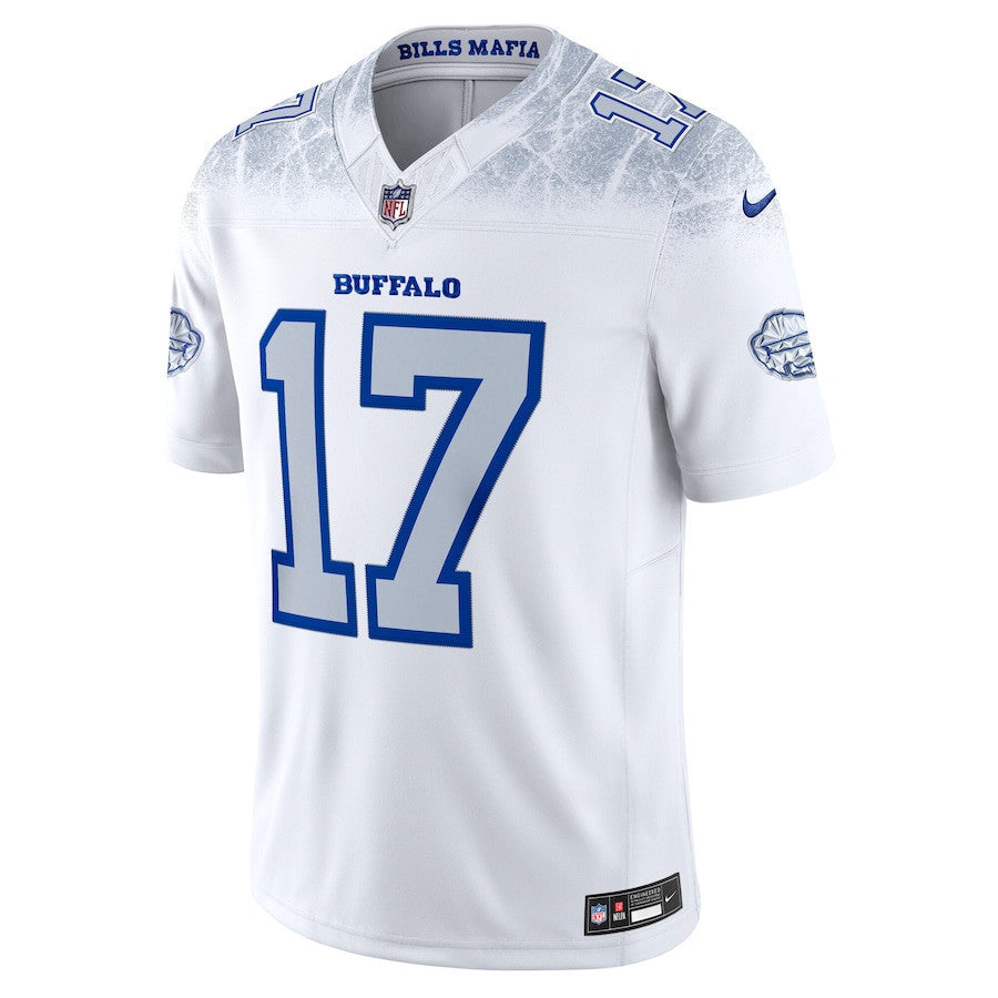 Josh Allen 17 Buffalo Bills 2025 Rivalries Collection Limited Men Jersey - White