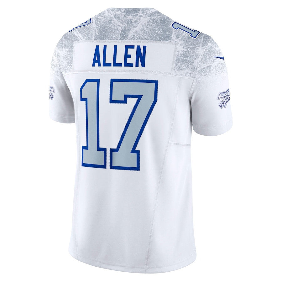 Josh Allen 17 Buffalo Bills 2025 Rivalries Collection Limited Men Jersey - White