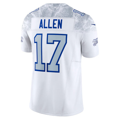 Josh Allen 17 Buffalo Bills 2025 Rivalries Collection Limited Men Jersey - White