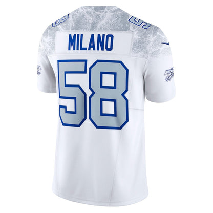 Matt Milano 58 Buffalo Bills 2025 Rivalries Collection Limited Men Jersey - White