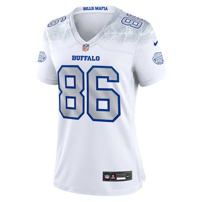 Dalton Kincaid 86 Buffalo Bills Women's 2025 Rivalries Collection Game Jersey - White