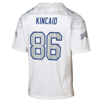 Dalton Kincaid 86 Buffalo Bills YOUTH 2025 Rivalries Collection Game Jersey - White
