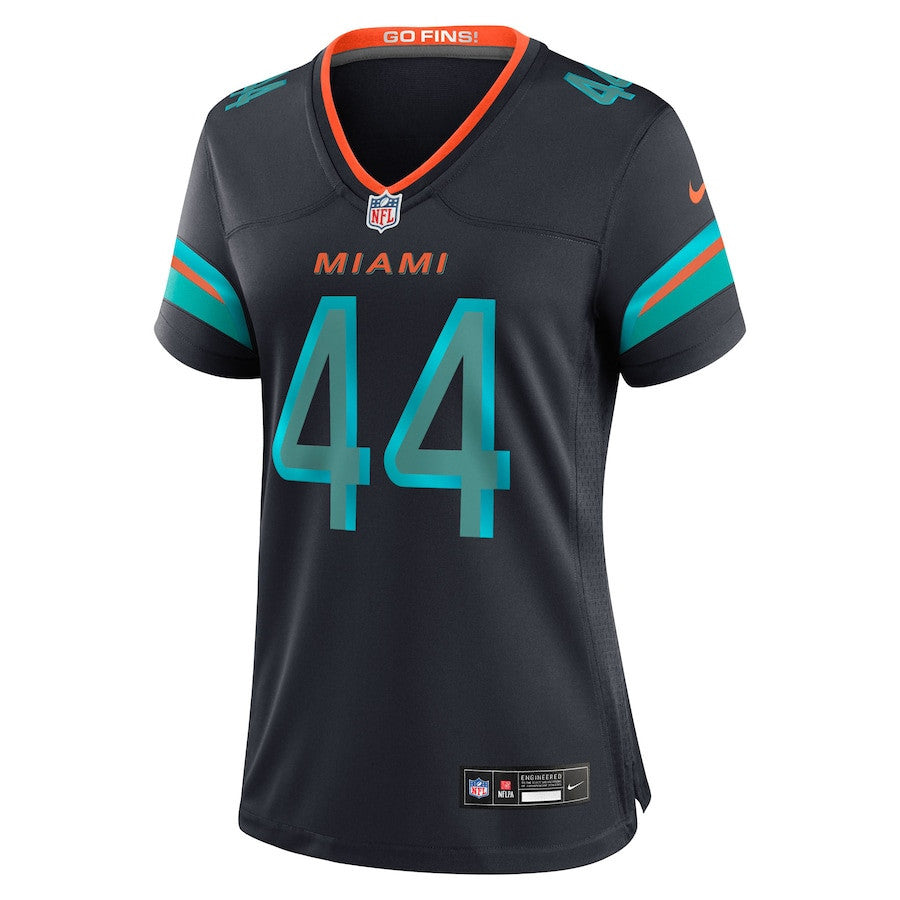 Chop Robinson 44 Miami Dolphins Women's 2025 Rivalries Collection Game Jersey - Pitch Blue