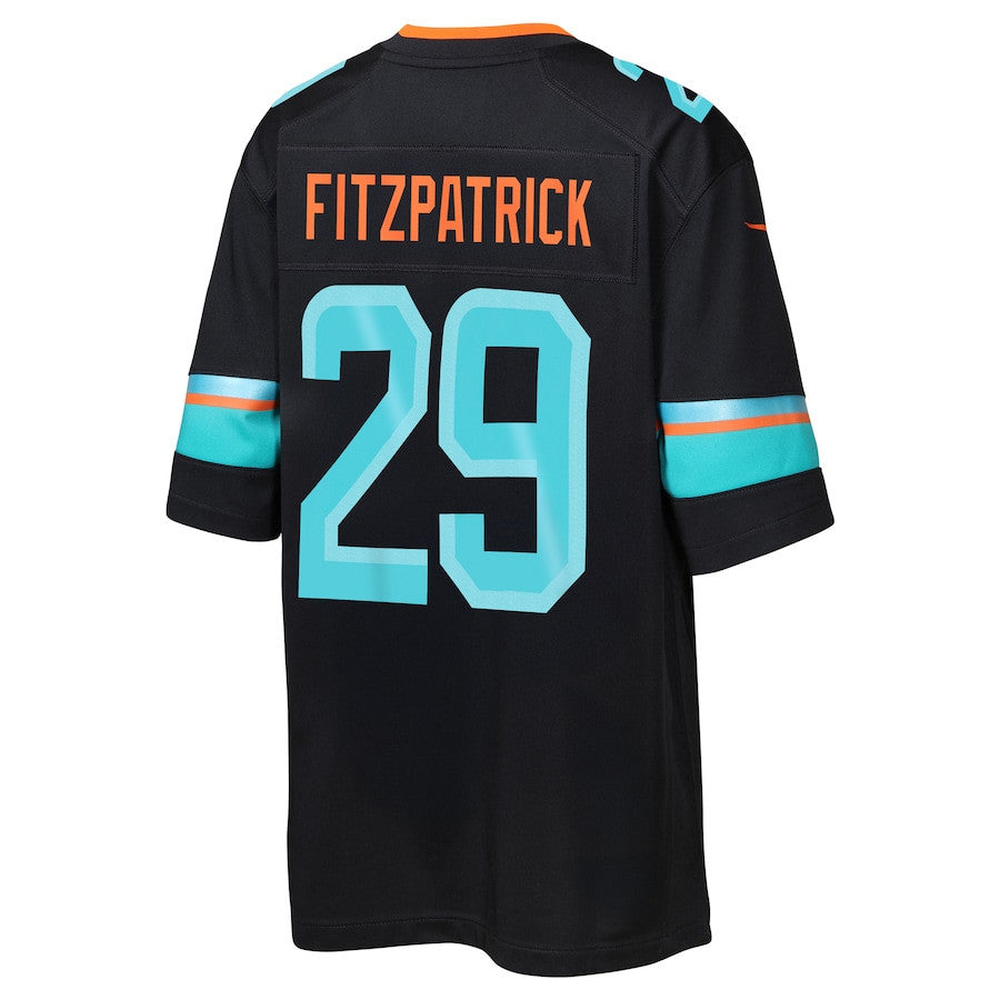 Minkah Fitzpatrick 29 Miami Dolphins YOUTH 2025 Rivalries Collection Game Jersey - Pitch Blue