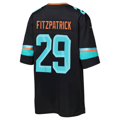 Minkah Fitzpatrick 29 Miami Dolphins YOUTH 2025 Rivalries Collection Game Jersey - Pitch Blue