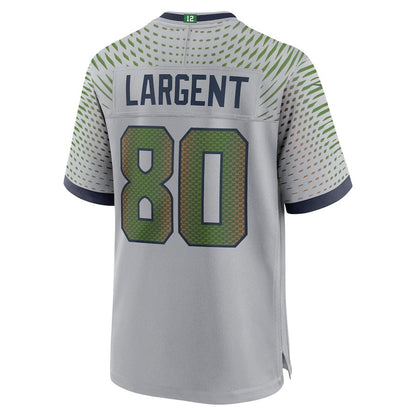 Steve Largent 80 Seattle Seahawks 2025 Rivalries Collection Game Men Jersey - Wolf Gray