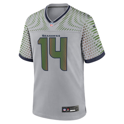 Sam Darnold 14 Seattle Seahawks 2025 Rivalries Collection Game Men Jersey - Wolf Gray