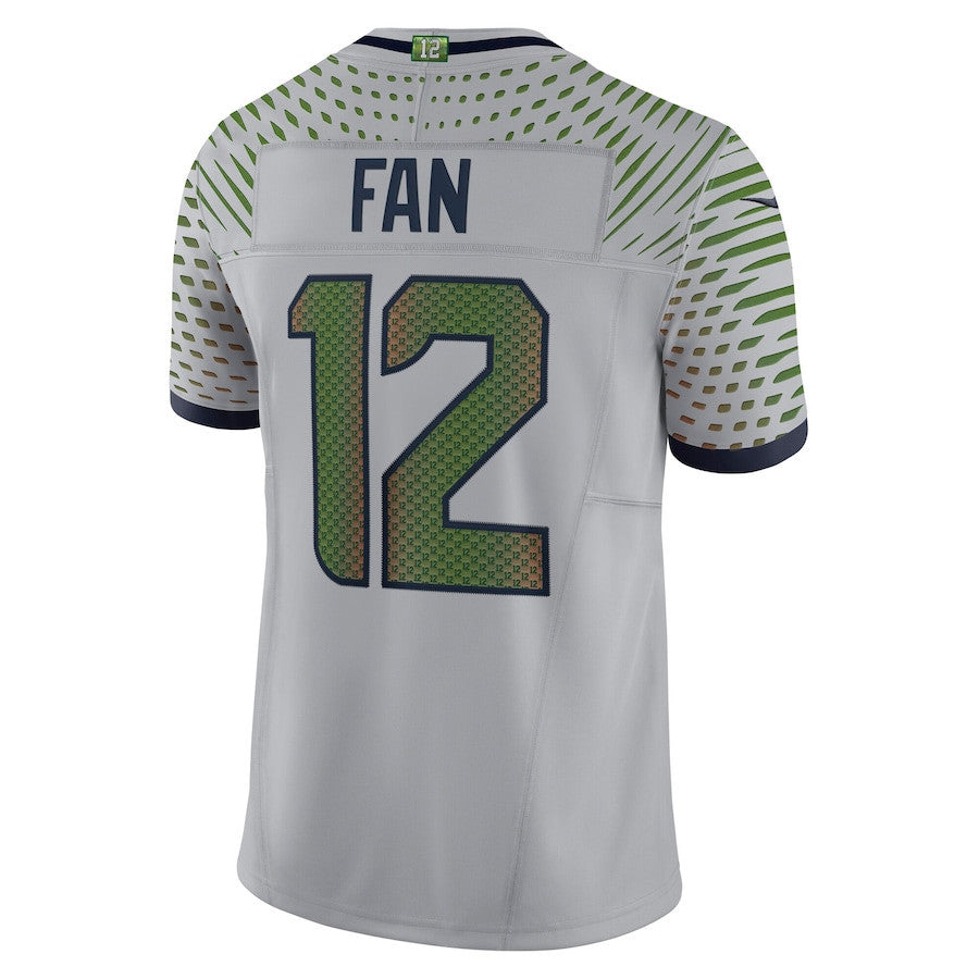 12s Seattle Seahawks 2025 Rivalries Collection Limited Men Jersey - Wolf Gray