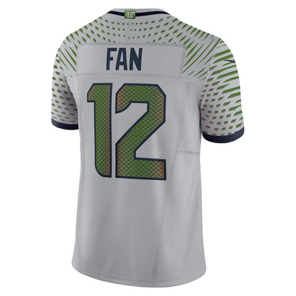 12s Seattle Seahawks 2025 Rivalries Collection Limited Men Jersey - Wolf Gray