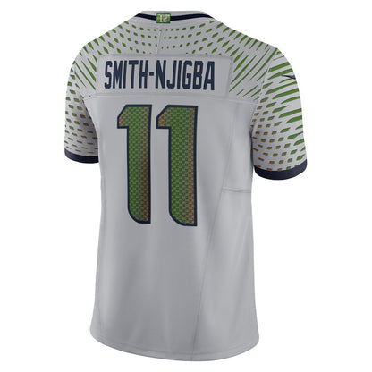 Jaxon Smith-Njigba 11 Seattle Seahawks 2025 Rivalries Collection Limited Men Jersey - Wolf Gray