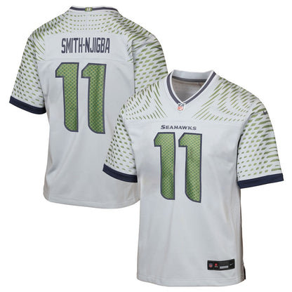 Jaxon Smith-Njigba 11 Seattle Seahawks YOUTH 2025 Rivalries Collection Game Jersey - Wolf Gray