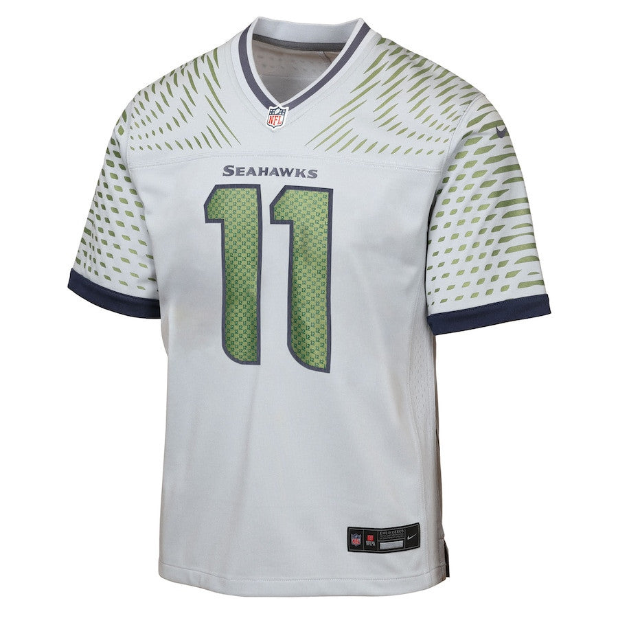 Jaxon Smith-Njigba 11 Seattle Seahawks YOUTH 2025 Rivalries Collection Game Jersey - Wolf Gray