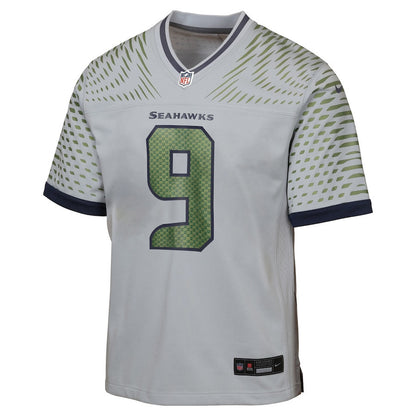 Kenneth Walker III 9 Seattle Seahawks YOUTH 2025 Rivalries Collection Game Jersey - Wolf Gray