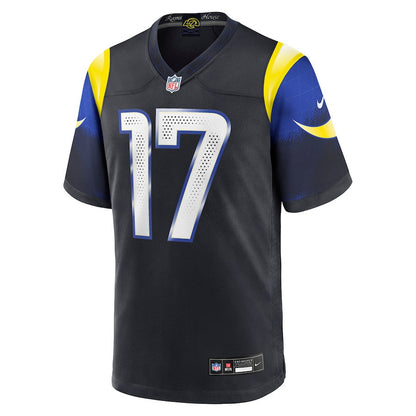 Davante Adams 17 Los Angeles Rams 2025 Rivalries Collection Game Men Jersey - Midnight Blue